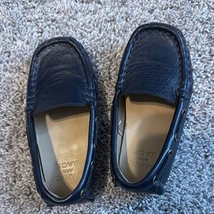 Navy Kids Loafers